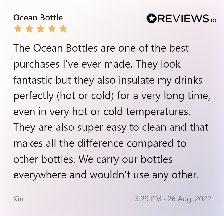 Why Ocean Bottle?